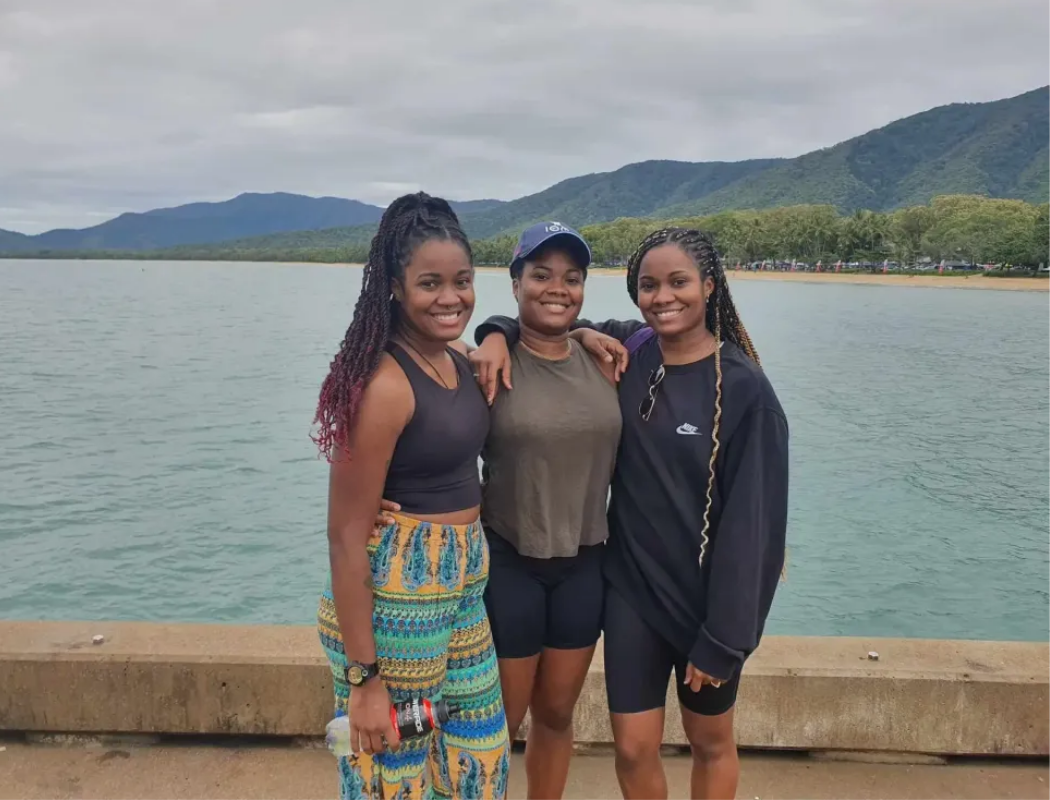 group of young women smiling at camera