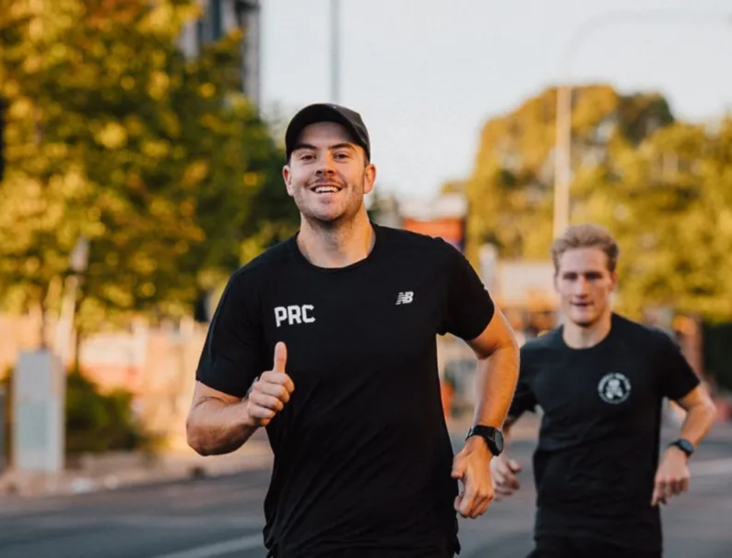 men running